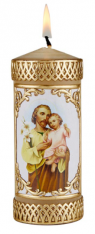 Saint Joseph & Child Devotional Candle